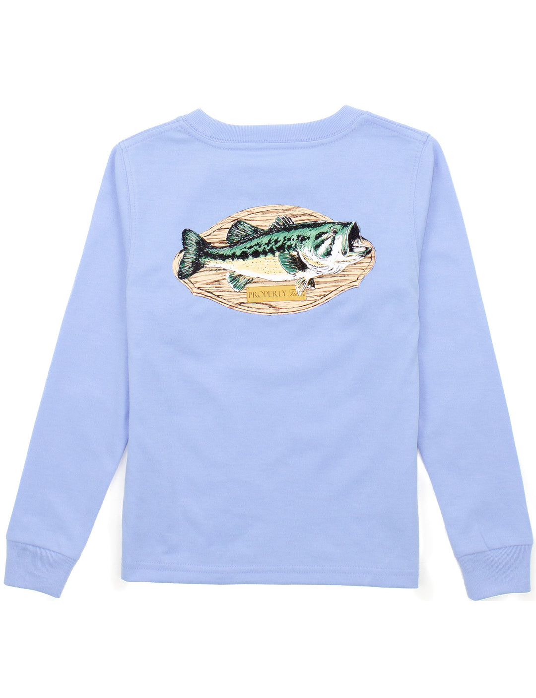 BASS MOUNT LIGHT BLUE LONG SLEEVE TEE