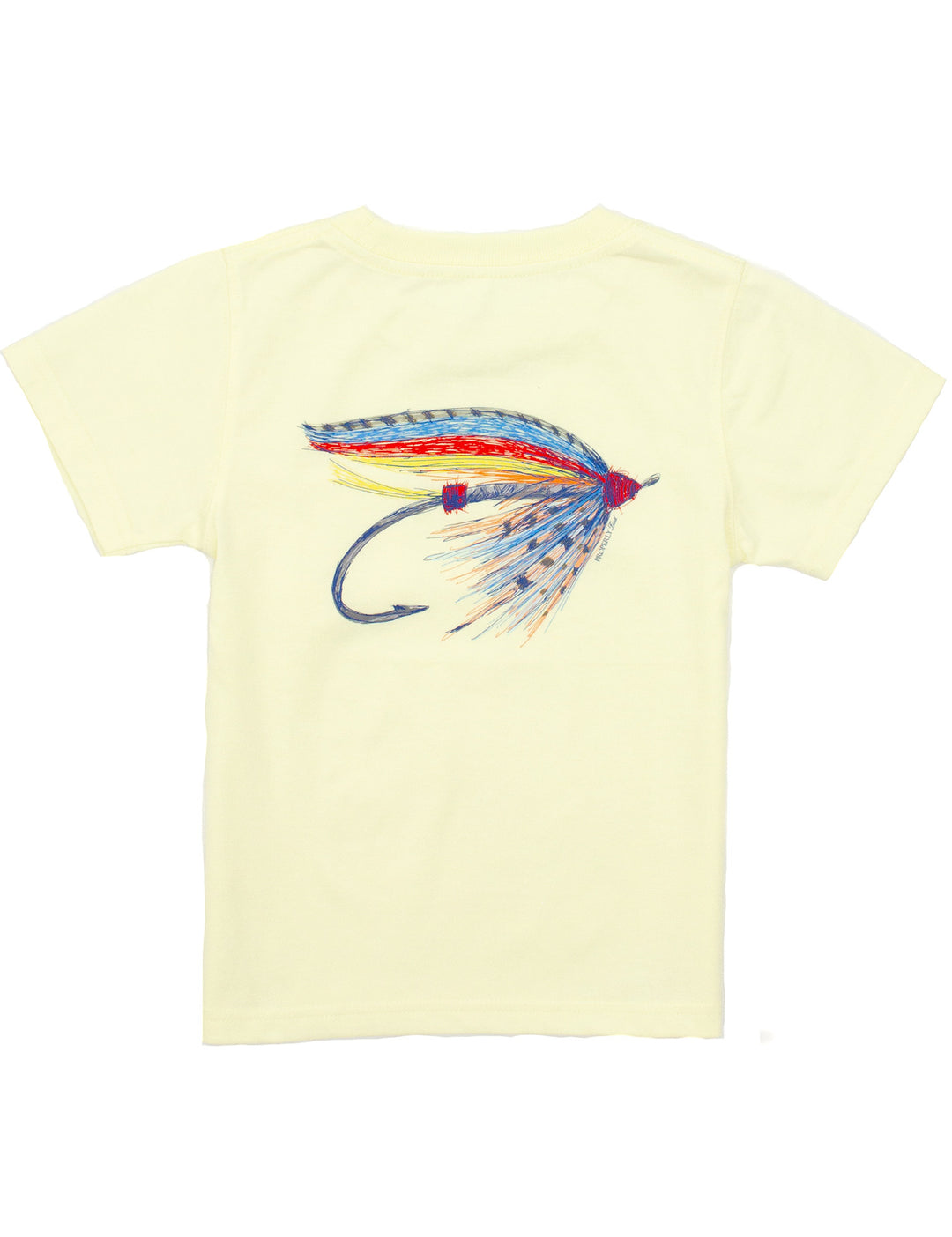 LET IT FLY LIGHT YELLOW SHORT SLEEVE TEE