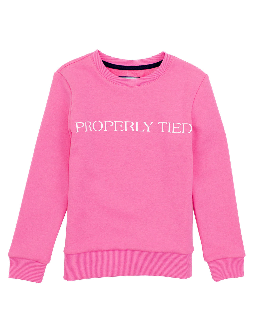 PINK PROPERLY TIED LAUREL CREW NECK