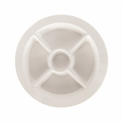 NORA FLEMING PINSTRIPES DIVIDED DISH