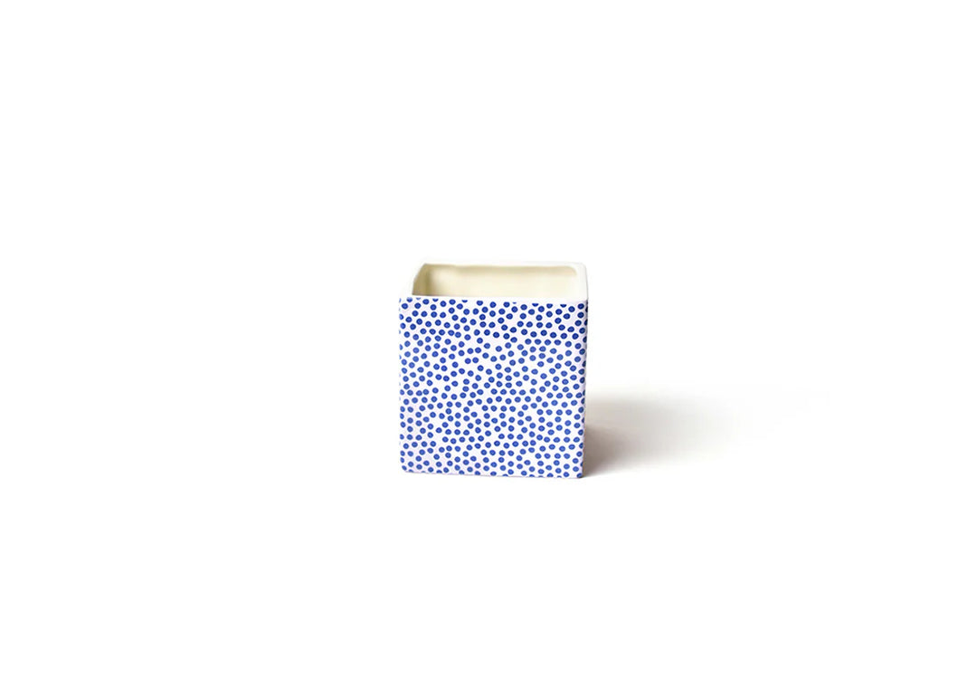 INDIGO SMALL DOT SMALL MINI NESTING CUBE
