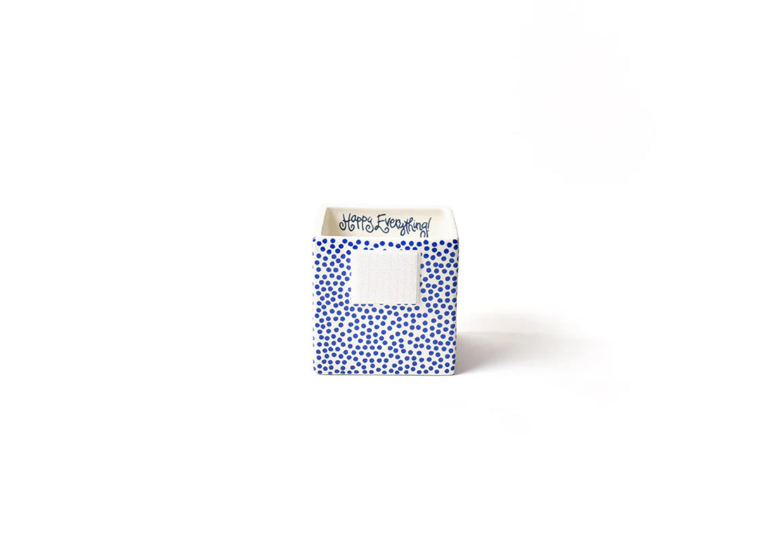 INDIGO SMALL DOT SMALL MINI NESTING CUBE