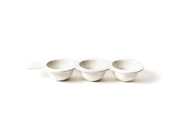 WHITE STRIPE MINI HAPPY EVERYTHING TRIO BOWL