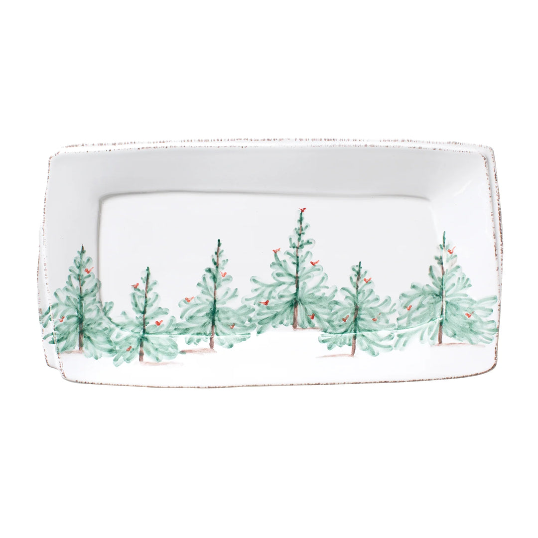 MELAMINE LASTRA HOLIDAY RECTANGULAR PLATTER