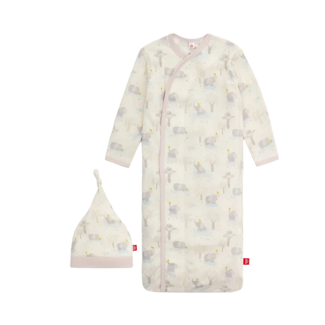 BIG LOVE GOWN & HAT SET