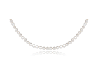 15" CHOKER CLASSIC PEARL 3MM BEAD