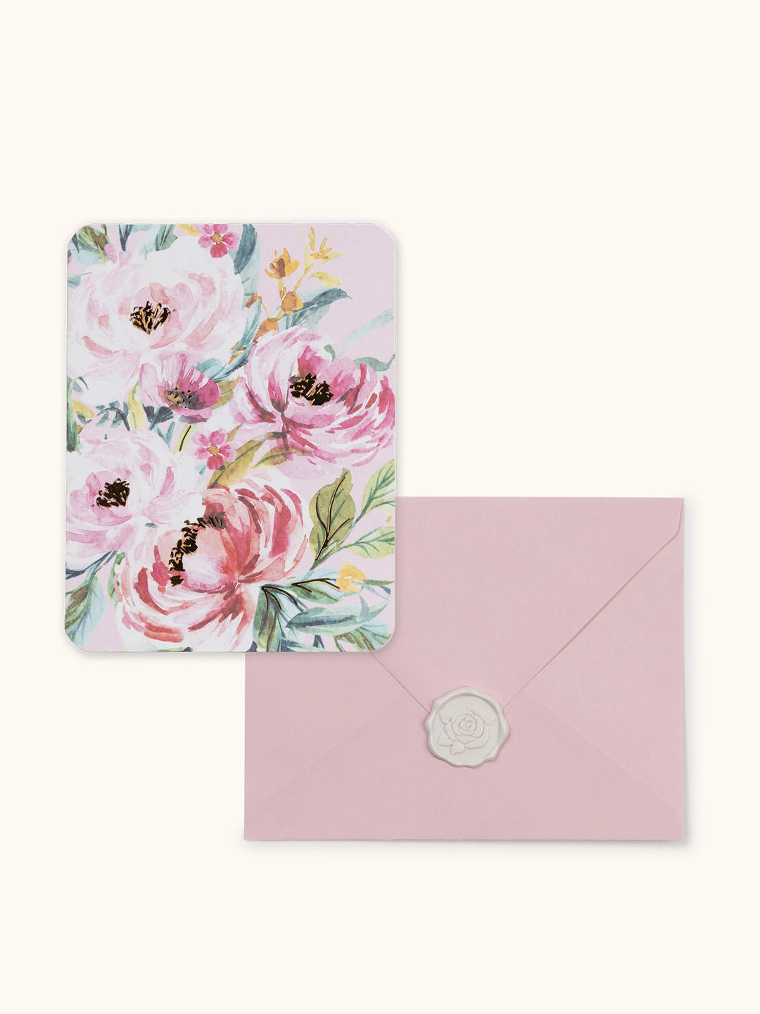 BELLA FLORA STUDIO NOTE CARDS WITH WAX SEALS