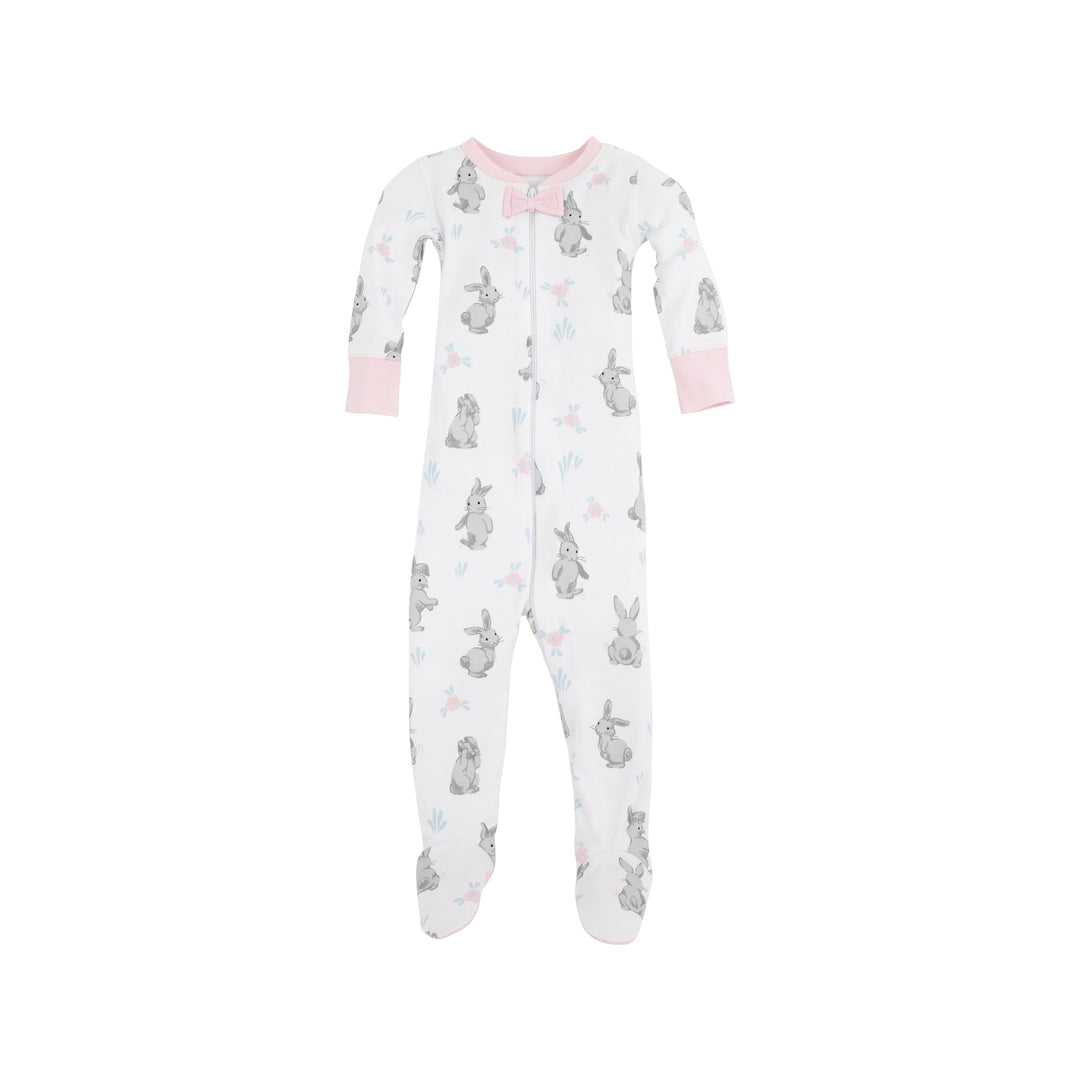 BROAD ST. BUNNIES PINK NOELLE'S NIGHT NIGHT FOOTIE
