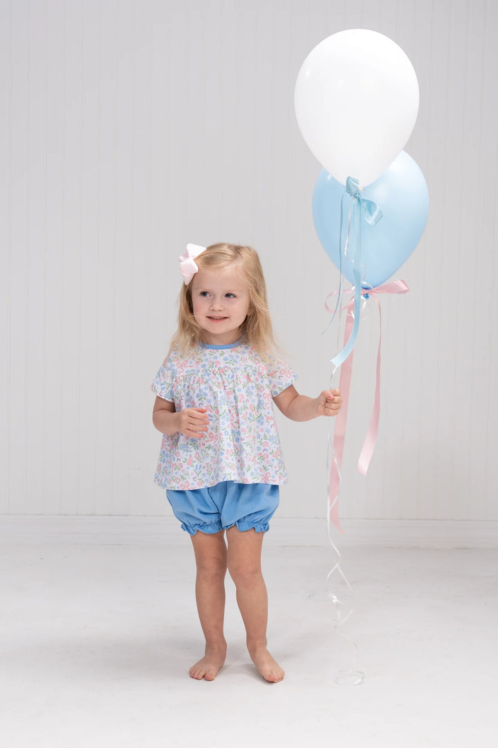 DITSY BOW AVA BLOOMER SET