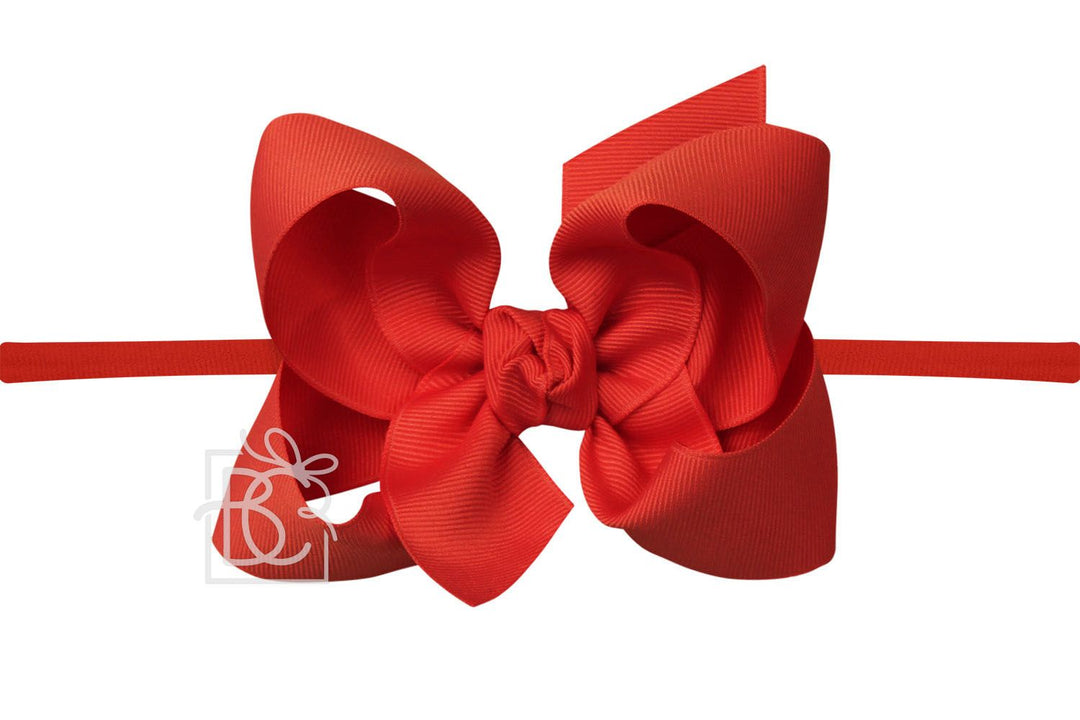 RED PANTYHOSE HEADBAND AND BOW