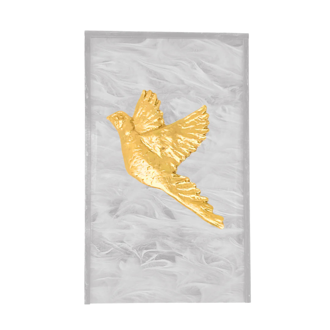 PHEASANT PEARL GUEST TOWEL BOX