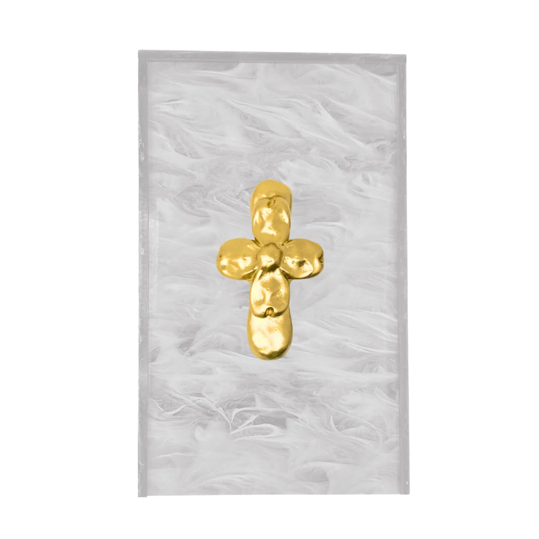 CROSS PEARL GUEST TOWEL BOX