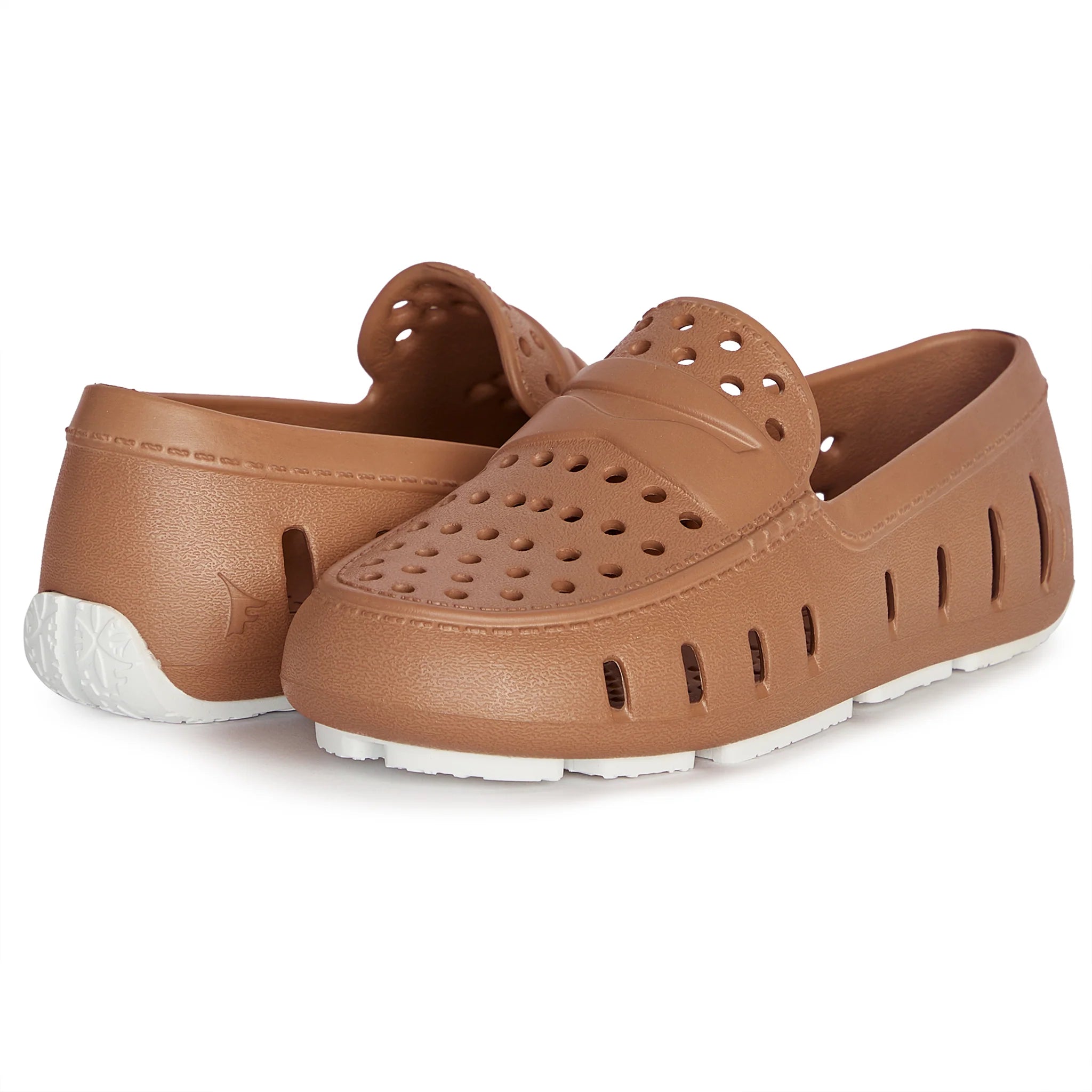 TODDLER & YOUTH BOYS TAN LOAFERS – Walker Boutique display picture 1