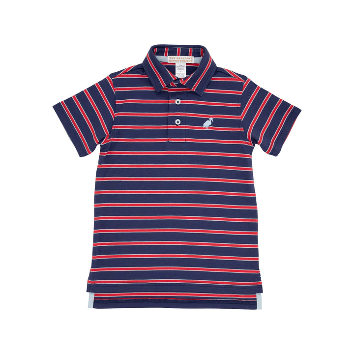 NANTUCKET NAVY & RICHMOND RED PRIM & PROPER POLO