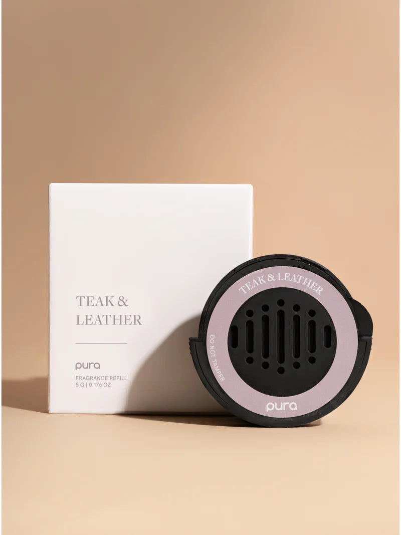 TEAK & LEATHER PURA CAR REFILL