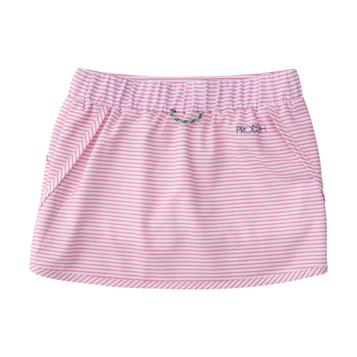 FUCHSIA PINK STRIPE CAROLINA CATCH SKORT