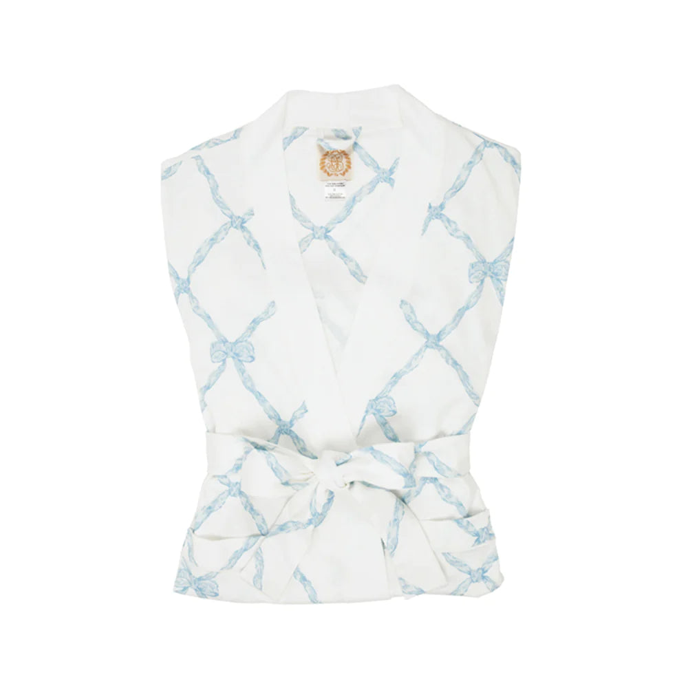 BUCKHEAD BLUE BELLE MEADE BOW READY OR NOT ROBE