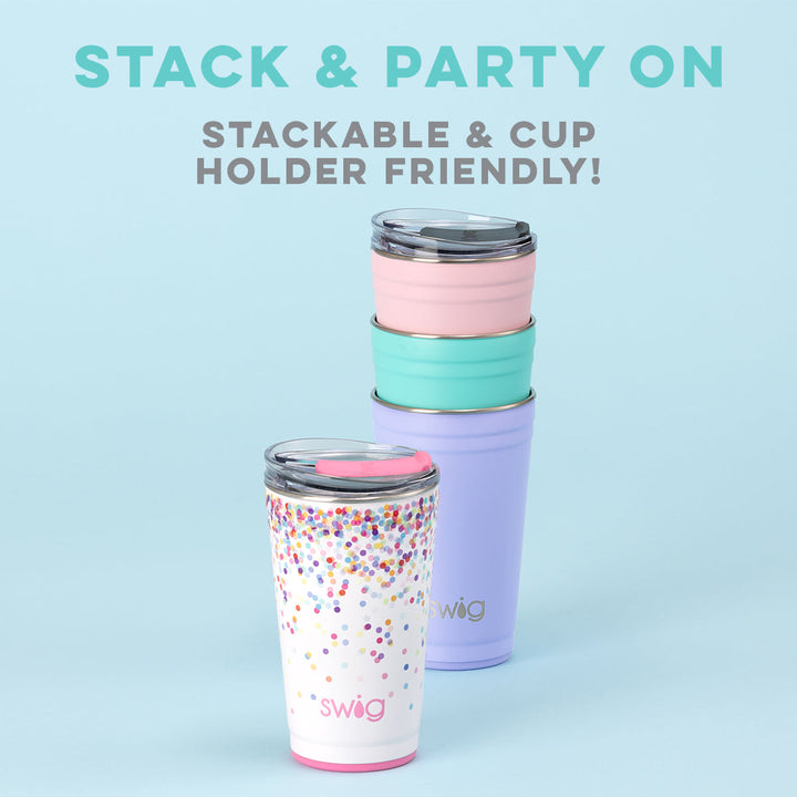SHIMMER AQUAMARINE PARTY CUP