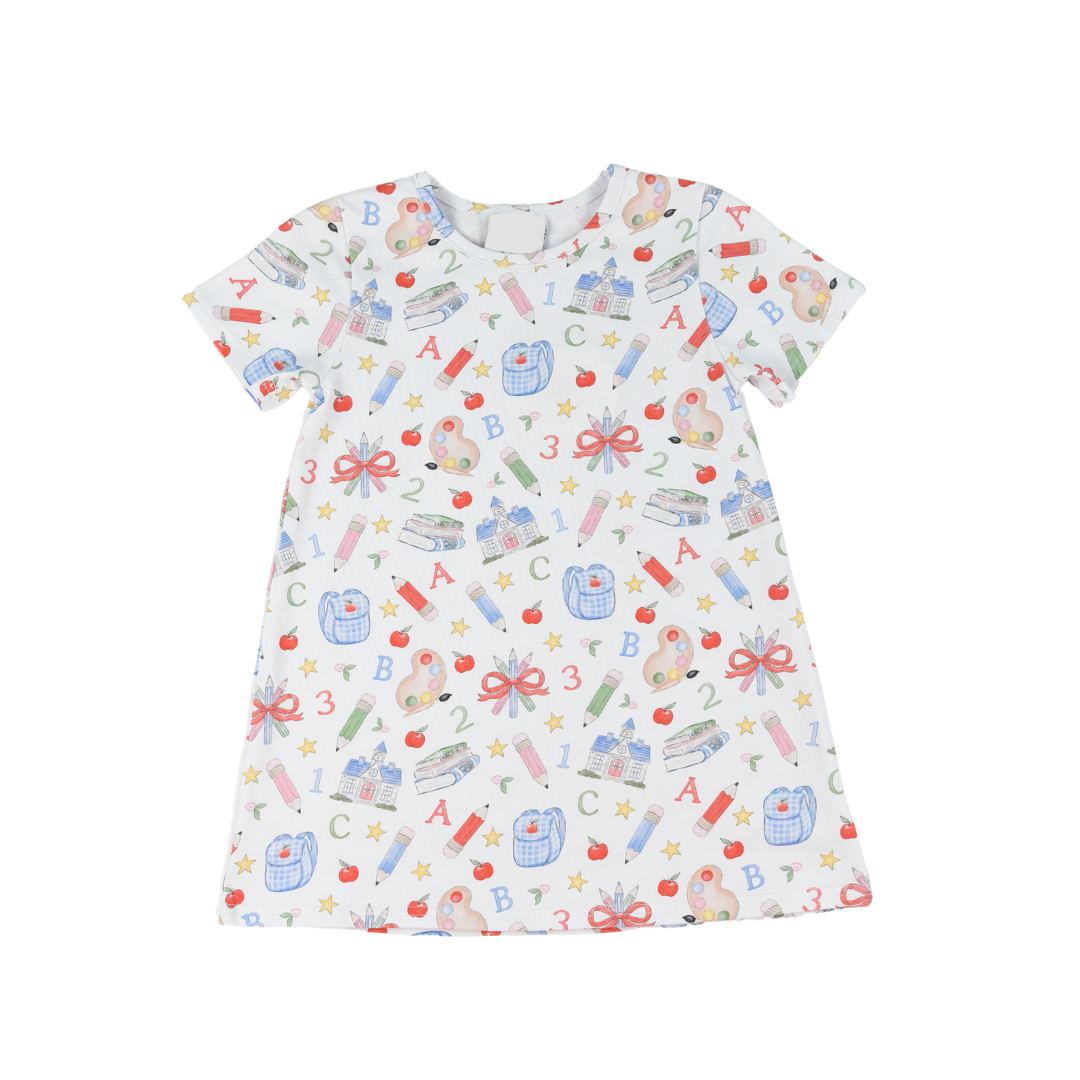 SCHOOL SUPPLIES SUSIE SWING DRESS