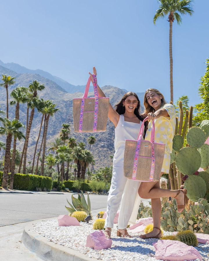 BRING ON THE FUN WOVEN CONFETTI TOTE BAG