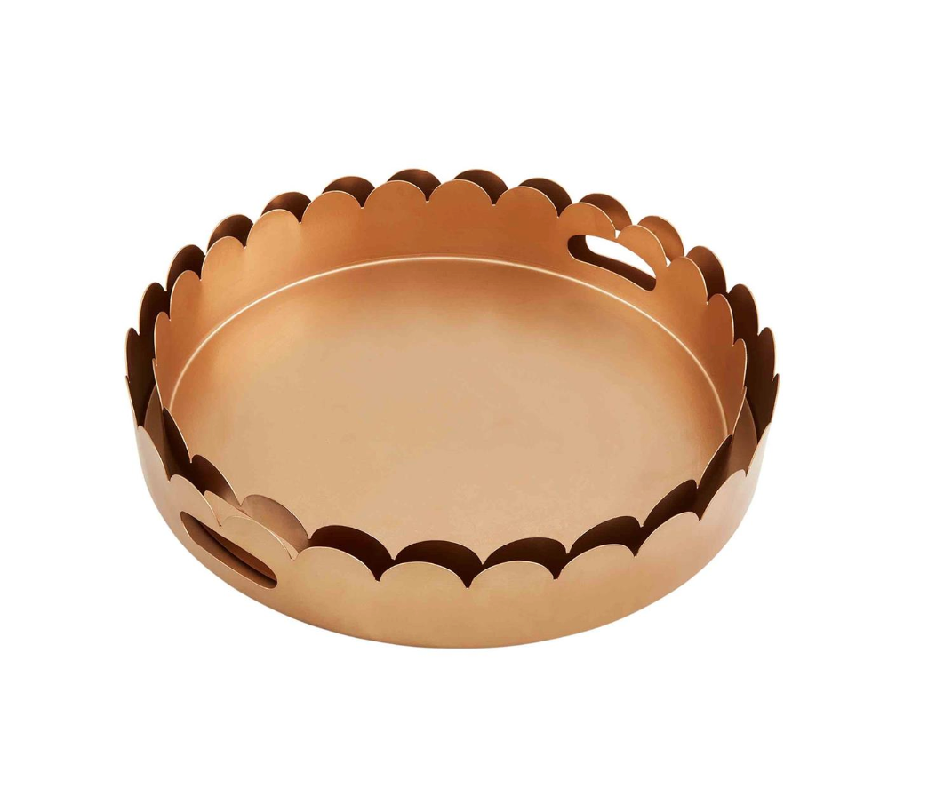GOLD SCALLOP TRAY