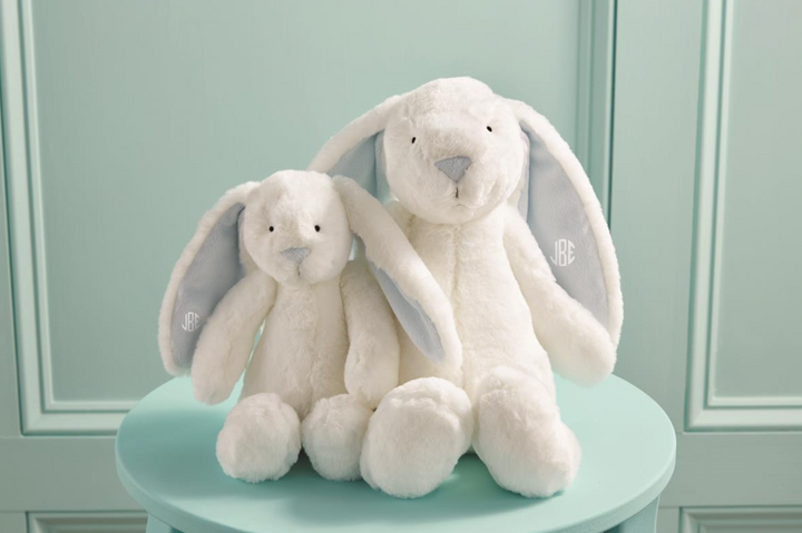 BLUE PLUSH BUNNY