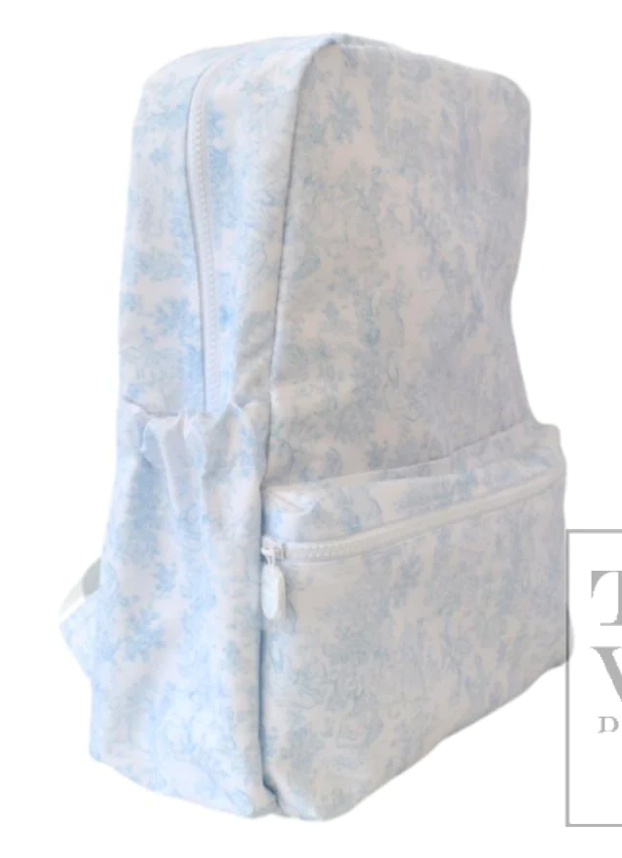 BLUE BUNNY TOILE BACKPACKER