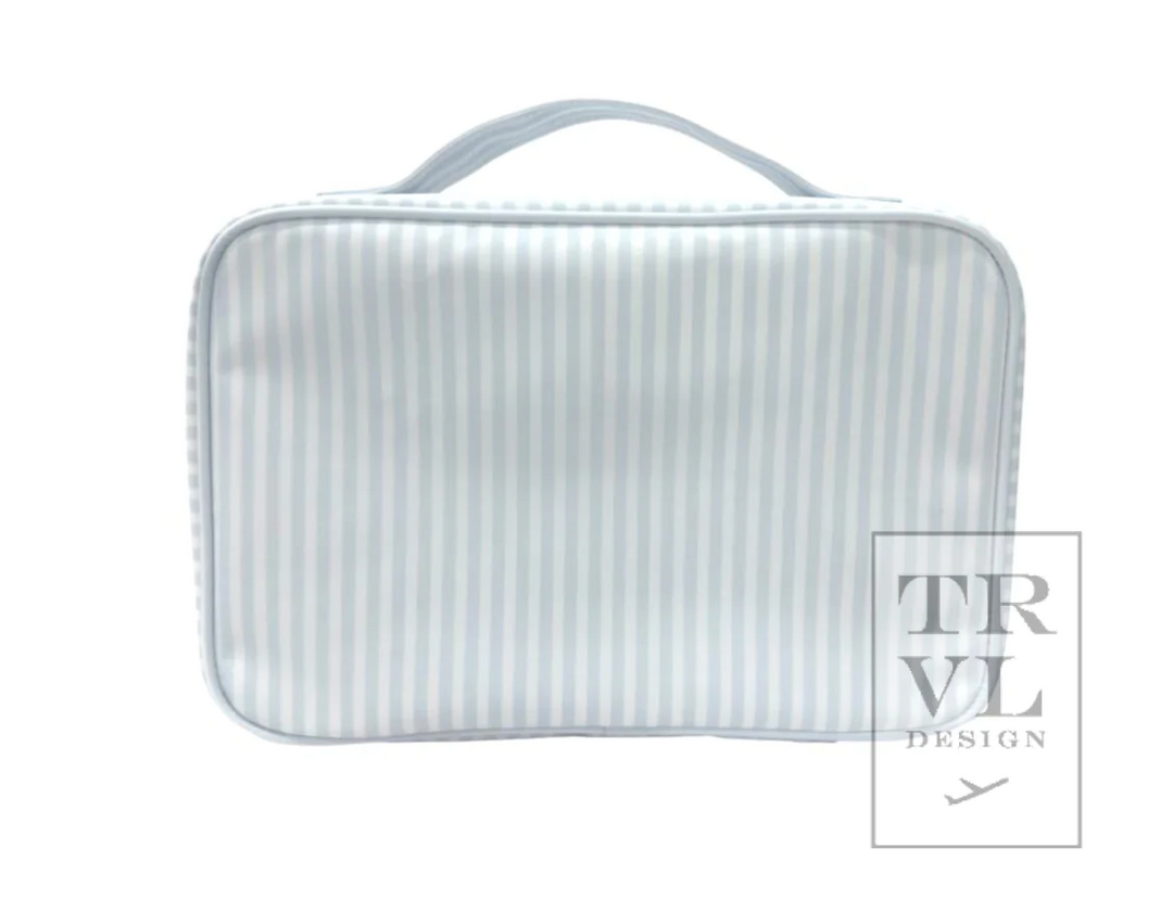 BLUE STRIPE PIMLICO LARGE HANGING TOILETRY BAG