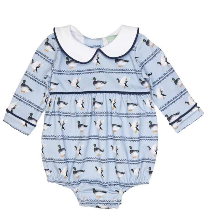 DUCKS BLUE LONG SLEEVE BUBBLE