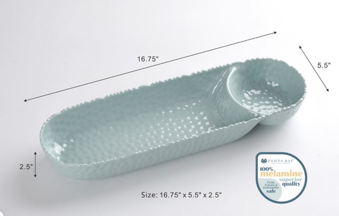 MELAMINE OCEAN CHIP & DIP