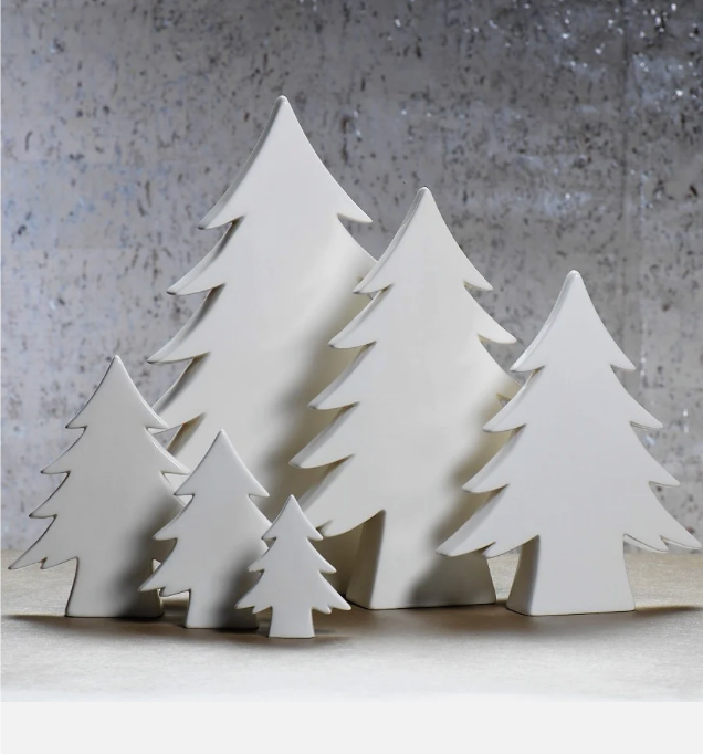 TETON WHITE CERAMIC TREE