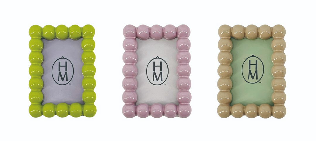 VIBRANT BEADED MAGNETIC FRAME