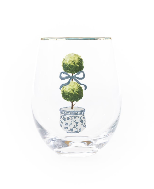 TOPIARY STEMLESS WINE GLASS