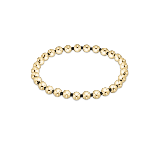 GAMEDAY HOPE GRATEFUL 5MM BEAD BRACELET - ONYX