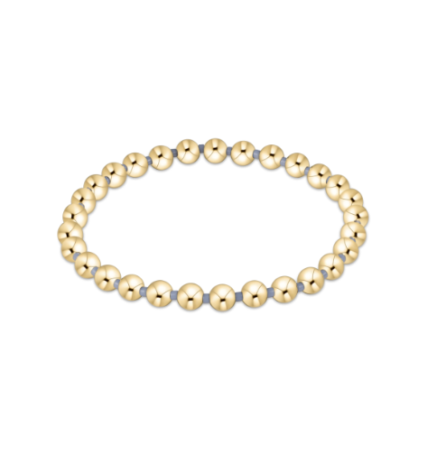 GAMEDAY HOPE GRATEFUL 5MM BEAD BRACELET - LIGHT BLUE