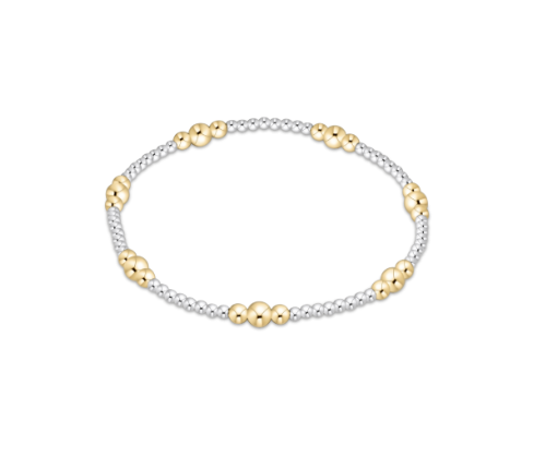PURPOSE GOLD 4MM BEAD BRACELET - MIXED METAL