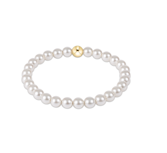 CLASSIC PEARL 6MM BEAD BRACELET