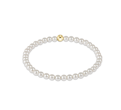 CLASSIC PEARL 4MM BEAD BRACELET