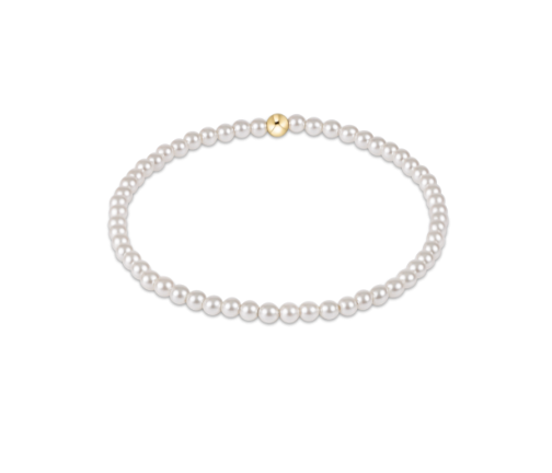 CLASSIC PEARL 3MM BEAD BRACELET