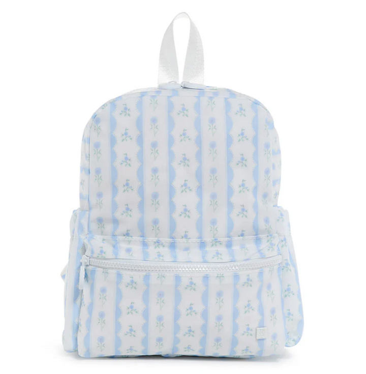 RIBBON FLORAL BLUE MINI BACKER