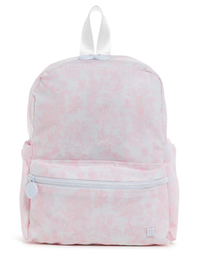 BUNNY TOILE PINK MINI BACKER
