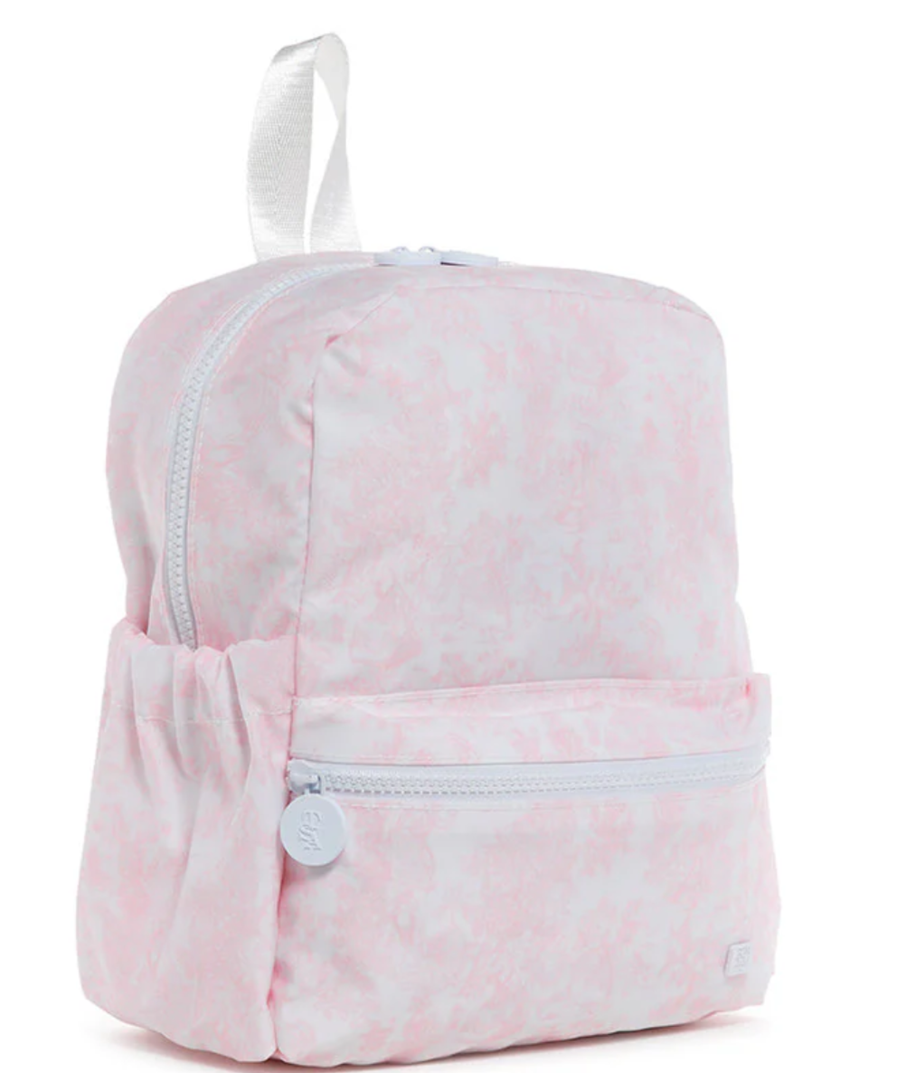 BUNNY TOILE PINK MINI BACKER
