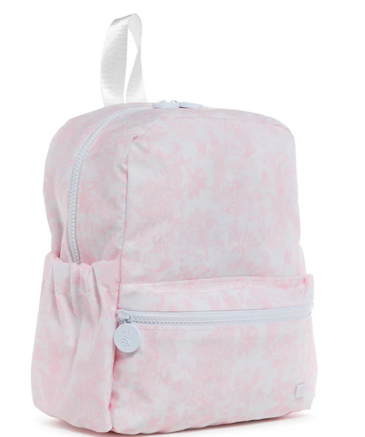 BUNNY TOILE PINK MINI BACKER