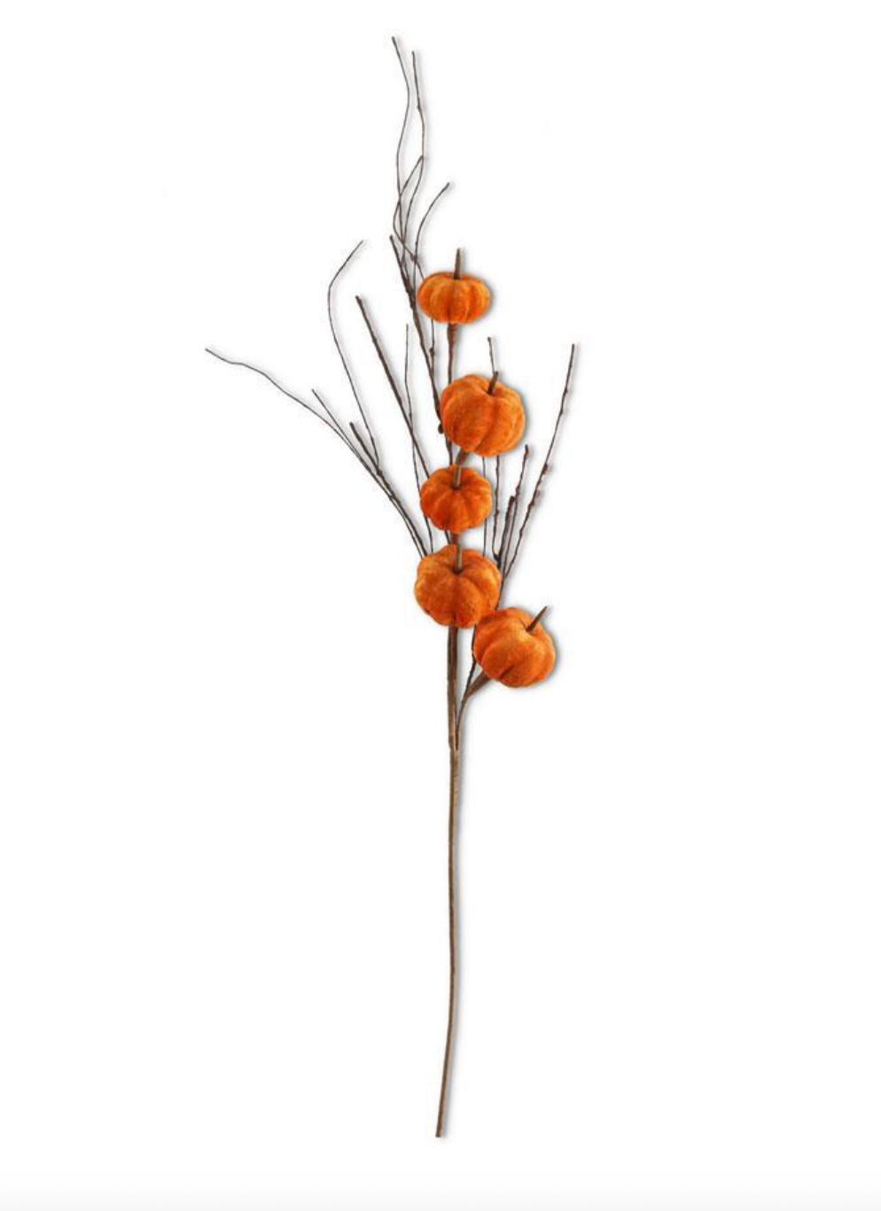 faux pumpkin floral stem