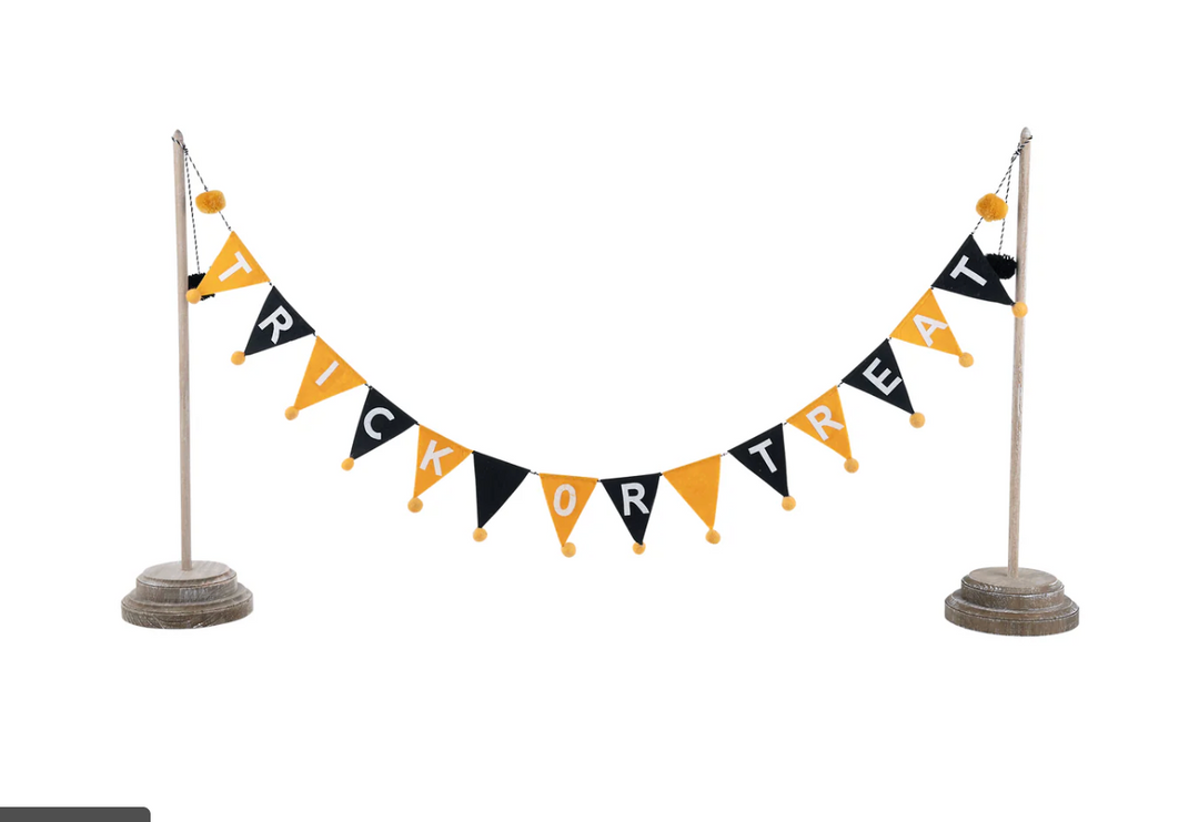 Trick or Treat Banner – Halloween Party or Front Porch Decoration | Walker Boutique