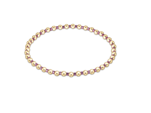 HOPE GRATEFUL BRACELET - PINK METALLIC