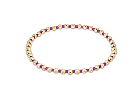 HOPE GRATEFUL BRACELET - FUCHSIA