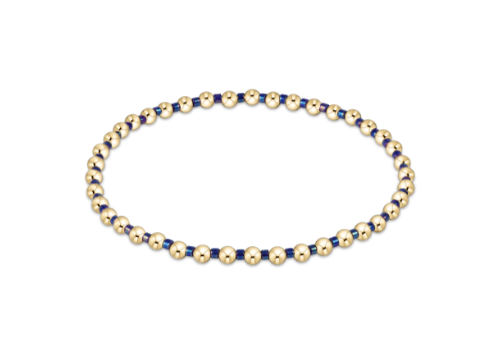 HOPE GRATEFUL BRACELET - BLUE METALLIC