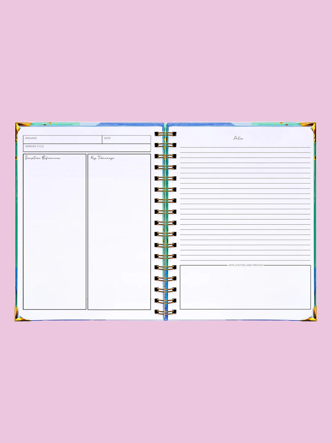 SWEET BLISS SERMON NOTES JOURNAL