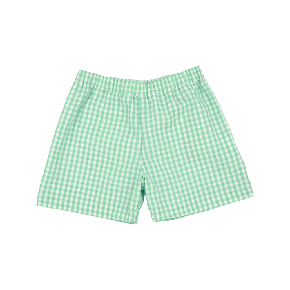 GRAFTON GREEN GINGHAM SHELTON SHORTS